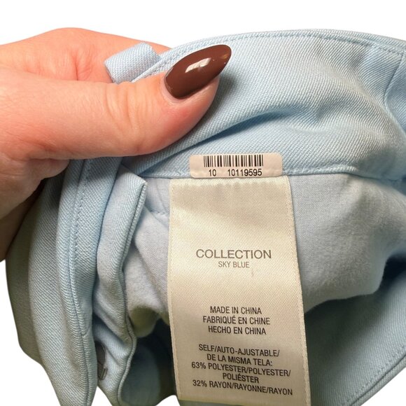 Favorite Daughter The Favorite Pant Sky Blue Wide Leg Trousers Size 10 - Picture 2 of 6